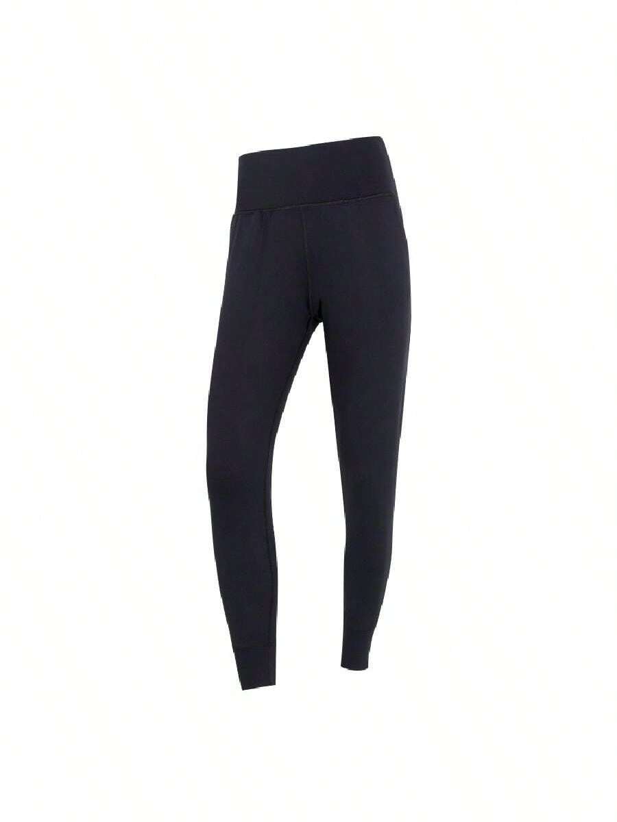 Under Armour 女款 Jogger 輕量針織錐腿長褲,適合通勤、健身與訓練 1371021-001 - 黑色 - 查看 1