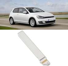 OTOTEC 2Pcs Car Remote Key Blanks Brass HU162-T Compatible With Volkswagen Golf Jetta Atlas 2015-2021 - White - View 3