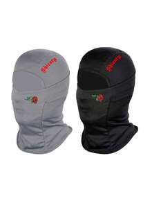 1pc/2pcs Unisex Solid Color Printed Balaclava Hat Set, Single Hole Head Cover, Full Face Mask For Cycling, Suitable For Daily Wear And Outdoor Activities - Style 7 - View 22
