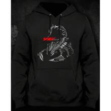 [European Cross-Border Size] Sweatshirt Inspired By The Scorpion Of The Japanese YZF R1 Motorcycle - Black - View 9