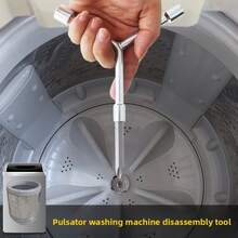 8-Piece Washing Machine Agitator/Impeller Removal Tool Set – A Versatile Combination Of Inner Tub Removal Wrenches And Pullers; Heavy-Duty Disassembly Tools Designed For Deep Cleaning And Appliance Maintenance. - A - View 1