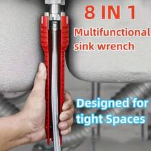 Sink & Bathroom Sink Wrench, Plumbing Installation Tool, Suitable For Disassembling And Installing Bathroom Vanity And Kitchen Sink - Sink Wrench - View 12