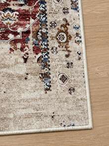 Chilai Home Boho Rug, Runner Rug, Washable Floor Mat for Home Decor, Livingroom rug, Non-Slip Kitchen Runner Rug, Made in Turkiye 80x200 cm, 80x300 cm,100x200 cm, 120x180 cm - 摩卡棕 - 查看 4