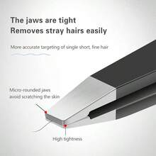 4pcs Stainless Steel High-Density Tweezers, Designed For Hair Removal, Beard Trimming And Eyebrow Shaping, Suitable For Hair Removal, Beard Trimming And Eyebrow Shaping Tool Set, All-Season Use, Durable, Essential Helper For Holidays! Must-Have For Makeup And Beauty Enthusiasts! - 4pcs - View 4
