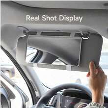 1pc High Definition Car Visor Mirror, Portable Car Visor Makeup Mirror, Suitable For Driver And Passenger Sides, Universal For Most Car Models - A - View 3