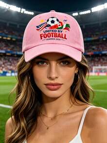 1pc 2026 USA Canada Mexico World Cup Baseball Cap Vintage Washed Distressed Baseball Cap - A - View 3