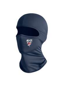 1pc/2pcs Unisex Solid Color Printed Balaclava Hood Combination Set, Single Hole Full Face Mask For Cycling, Suitable For Daily Wear And Outdoor Activities - Style 4 - View 24