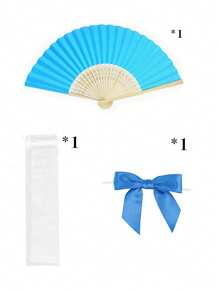 1/3/10/15/30 peças Leques de papel dobráveis minimalistas essenciais para o verão, estilos branco e colorido, leques portáteis de mão, adequados para casamento, festa, cerimónia de batismo, presentes para a noiva, decoração DIY e adereços de fotografia - Multicolorido - Ver 37