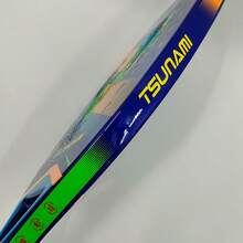 W®CAMEWIN The New Paddle Tennis Racket Beach Tennis Racket 50% Carbon Fiber Outdoor Sports Tennis Racket Inner Core EVA Foam Universal Ball Racket For Both Men And Women Adults New Geometric Pattern Surface Rough Gift Tennis Racket Bag - Blue - View 7