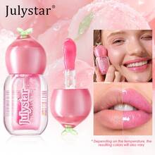 Aceite de labios nutritivo con brillo, brillo de labios de alto brillo que cambia de color, cuidado de labios hidratante, maquillaje para mujeres y niñas - ninguno - Ver 1