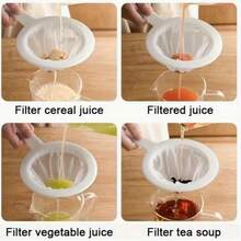 1 buah Saringan Jaring Ultra Halus | Saringan Gantung yang Dapat Digunakan Kembali, Cocok untuk Pembuatan Bir Rumahan, Dapur, Penyaringan Jus dan Tepung, Mudah Dibersihkan, Saringan Makanan Serbaguna, Bahan Plastik - MultiWarna - View 6