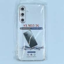 Galaxy 透明氣墊防震手機殼 1.5mm 加厚四角氣囊 鏡頭加高保護 TPU 軟殼 - 無色 - 查看 37