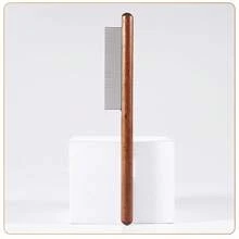 1/3PCS Comfortable Wooden Handle Brushes For Cats And Dogs - Stainless Steel Teeth, Suitable For Long And Short Hair, Pet Grooming Tools, Stainless Steel Brushes, Wooden Handle Grooming Tools - View 11