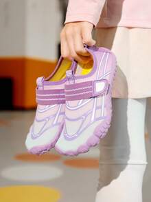 New Multifunctional Children's Casual Shoes Suitable For Indoor And Outdoor Use, Beach Water Shoes For Boys And Girls, Multiple Colors Available, Rubber Sole, Breathable Quick-Drying Upper - Purple - View 6