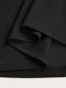 Nuevas playeras de verano para mujer. Variados estampados, tejido transpirable, corte amplio y cómodo, ideal para todo tipo de eventos. - Negro - Ver 7