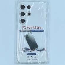 Galaxy 透明氣墊防震手機殼 1.5mm 加厚四角氣囊 鏡頭加高保護 TPU 軟殼 - 無色 - 查看 111