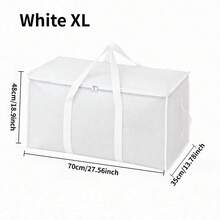 Extra Large Transparent Storage Bag, Waterproof Moisture-Proof Organizer, With Handle And Zipper, Ideal For Bedding, Blankets, Moving, Garage - Multicolor - View 11