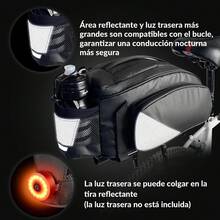 Bolsa Trasera para Bicicleta, Alforja Mochila Impermeable Reflectante para Parrilla de Bicicleta Ciclismo, Bolsa de Transporte p - 12 litros - Ver 6