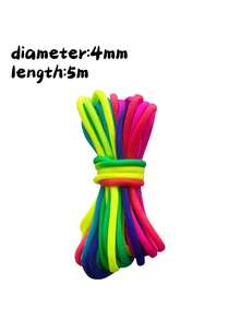 2mm/4mm Diameter, Rainbow Paracord, DIY Rope, Bracelet Weaving Rope, Outdoor Camping Rope, - Multicolor - View 9