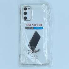 Galaxy 透明氣墊防震手機殼 1.5mm 加厚四角氣囊 鏡頭加高保護 TPU 軟殼 - 無色 - 查看 61