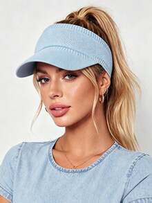 1 pièce Casquette de baseball vintage Y2K en maille respirante avec queue de cheval, chapeau de soleil à visière de couleur claire, tissu doux et léger, convient pour les vacances à la plage, les voyages, le style décontracté quotidien, accessoire de mode, cadeau pour la Saint-Valentin, la Fête des Mères, la remise des diplômes, la pendaison de crémaillère, le Nouvel An - A - Voir 8