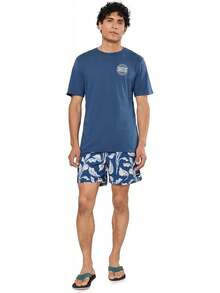 Hurley Mens Filler Short Sleeve - Abyss - View 2