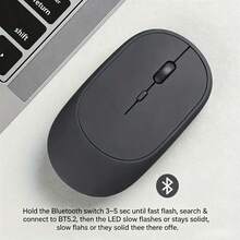 Wireless Mouse, Rechargeable Mouse, Gaming Mouse, Dual Mode, BT5.2 Compatible, 2.4G USB Silent Mouse, Suitable For Laptop, Tablet - Multicolor - View 12