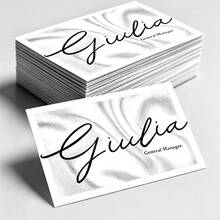 Double Sided Custom Business Cards, Personalized QR Code Visiting Cards, Custom Print Name Phone Address Logo Text Info, Customizable Professional Name Cards For Workplace Office Company Staff Business Marketing Networking Personal Promotion Cards - Customized Business Cards - View 8