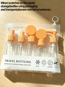 9件組旅行分裝瓶套組，實用旅行必需品：適用於旅行噴霧裝置，客廳、臥室、浴室的裝飾品及禮品。適合婚禮、節日、生日禮物及新年禮物，送給男士、女士、父親、朋友或趣味小禮物。 - 多色 - 查看 13