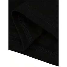 sticas con frases graciosas y diseños geniales para chicos, camiseta unisex de cuello redondo para hombre y mujer, camiseta casual de verano con cuello redondo, 100% algodón de alta calidad. - Negro - Ver 6