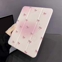 極簡粉色蝴蝶結與愛心平板保護殼，相容 iPad 10代 10.9 吋 2022/Air 13(M3 2025)/Air 11(M3 2025)，相容 、Pad、Matepad、Pad、Honor Pad - 彩色 - 查看 2