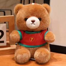 1PC 15cm Scented Teddy Bear Plush Doll Keychain, Wearing Jersey, Backpack Pendant Decoration, Children's Companion, Desk Companion, Doll Ornament For Study Room And Office - Multicolor - View 13
