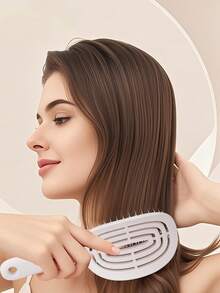 Detangling Comb For Fine And Thick Hair, Ventilated Quick-Drying Hair Brush, Suitable For Thick And Fine Hair, Curly And Straight Hair, Wet And Dry Hair, Smooth And Detangle, Suitable For All Hair Types (Wet, Dry And Damaged Hair), Unisex, Women's Travel Comb - Multiple Styles - View 3