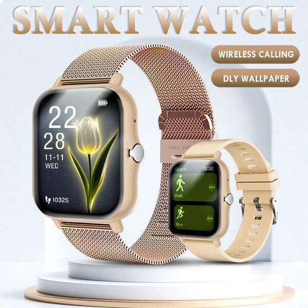 This Popular Smart Watch Features A 1.83-Inch Full Touch HD Screen, Supports Wireless Calling, SMS Notifications, Alarm, Multiple Sports Modes, Remote Photography, Music Playback And Other Functions. Compatible With IOS And Android Smartphones. It Is Very Suitable As A Gift For Valentine's Day, Easter, Mother's Day, Father's Day, Halloween, Thanksgiving And Christmas.