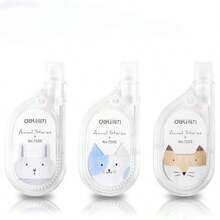 1PC Random Bunny Cat Fox Animal Stories Correction Tape, Portable Transparent Shell White Out Eraser Tape For Student School Writing Mistake Fix - Rectangle - View 5