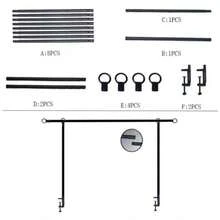 Adjustable Table Stand, Heavy-Duty Iron Structure, Extendable From 80CM To 250CM, For Wedding, Birthday, Halloween, Christmas Decoration, No Electricity Required, Suitable For Party Events, Home Decor, Sturdy Construction, High-Quality Design, Holiday Display, Exclusively For Enthusiasts - Multicolor - View 3