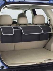 Car Organizer Trunk Storage Bag, With 4 Pockets Multi-Functional Car Trunk Organizer, Back Seat Storage Bag With 3 Adjustable Straps - Storage Bag - View 1