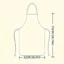 1pc Sanrio Pink Hello Kitty Design Apron, Durable Polyester Full Coverage Kitchen Apron, Suitable For Baking And Cooking, Fashionable Home Use, Perfect Couple Gift, Baking Apron | Fashion Apron | Adjustable Apron - Multicolor - View 5