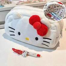 SANRIO Tas Penyimpanan Hello Kitty Lucu Gaya Kartun Jepang untuk Anak Perempuan, Tas Kosmetik, Kotak Pensil Siswa, Cocok untuk Kelas/Kantor/Perjalanan, Tas Alat Tulis Siswa Kapasitas Besar, Perlengkapan Penting untuk Kembali ke Sekolah, Hadiah Ulang Tahun untuk Teman - MultiWarna - View 5