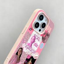 Funda para teléfono con estampado de gafas de sol de panda, compatible con Samsung, Apple, VIVO, OPPO, , Transsion, ,  y Honor. Fabricada en TPU, ofrece protección contra golpes y caídas. Un regalo ideal para familiares y amigos. - Rosa - Ver 2