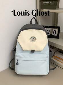 Highly Attractive Versatile Backpack. Front Zipper Pocket For Easy Access To Phone, Keys, Lipstick. Can Hold Laptop, Textbooks, Water Bottle, Umbrella. Perfect For Students/Office Workers/Travelers! - Multicolor - View 1