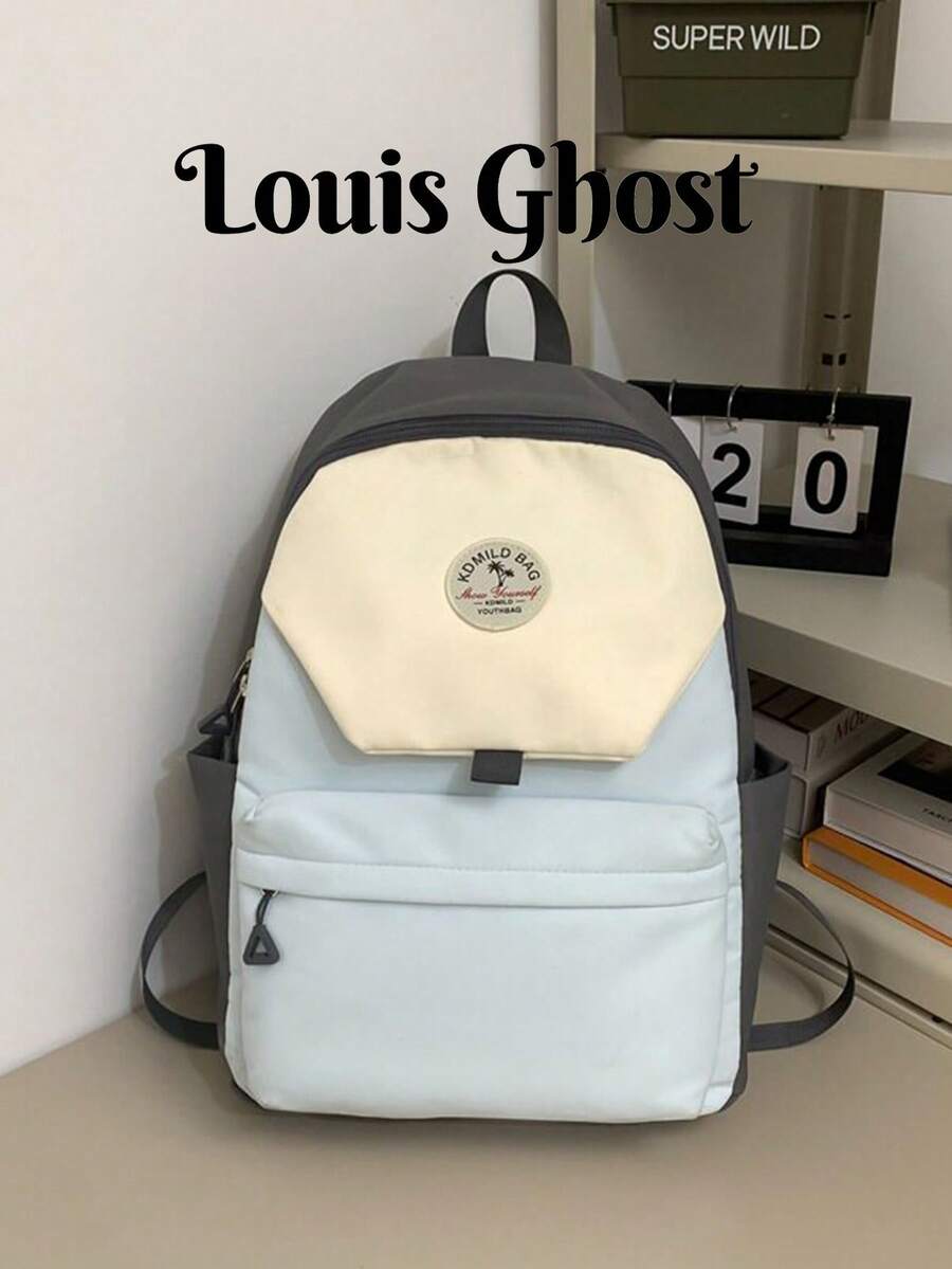Highly Attractive Versatile Backpack. Front Zipper Pocket For Easy Access To Phone, Keys, Lipstick. Can Hold Laptop, Textbooks, Water Bottle, Umbrella. Perfect For Students/Office Workers/Travelers! - Multicolor - View 1