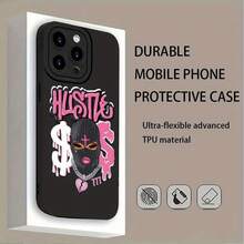 Funda de teléfono simple y reforzada, adecuada para todos los modelos de  y . Funda de teléfono: funda protectora minimalista anti-caídas con diseño de chica enmascarada, adecuada para  16E 16PROMAX 16PRO 16PLUS 16 15PROMAX 15PRO 15PLUS 15 14PROMAX 14PRO 14PLUS 14 13PROMAX 13PRO 13 13 12PROMAX 12PRO 12 12 11PROMAX 11PRO 11 X, adecuada como regalo para novio o novia, regalo de cumpleaños. - (Un color) 1 unidad por paquete - Ver 1
