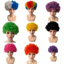 1pc Halloween Colorful Clown Wig, Clown Hairpiece For Halloween, Easter, Theme Party, Costume Accessory, Photo Prop - Multicolor - View 11