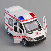 1 Pc Children's Toy Car Ambulance Simulation With Inertia Spring. Boy Model. Large Size. Can Be Opened. - Multicolor - View 12