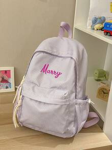 New Fresh Sweet Cute Women's Backpack, High-End Large Capacity Student School Bag, Suitable For Middle School, High School And College Students, Back To School Season, Waterproof - Multicolor - View 4