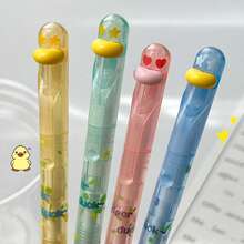 1/4 chiếc Bút bi đầu ngón tay nhỏ dạng ròng rọc trượt patin 0,5mm Bút bi màu đen Mực gel dùng để viết văn phòng trường học - Một cỡ - Xem 20