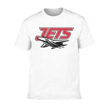 New York Jets Men's T-Shirt, Soft And Stretchy Cotton, Round Neck, Comfortable Slim Fit, Breathable And Durable, Basic For Everyday Wear, Office Or Casual Outings - 白色 - 查看 7