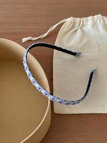 3件/1件裝 女款棕色卡其藍刺繡花卉髮箍 時尚百搭高級簡約風髮帶 適合日常穿著、外出、通勤、派對、休閒、海邊度假、洗臉、化妝、穿搭造型髮飾 - 彩色 - 查看 8