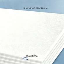 4PCS High Density Aquarium Filter Cotton, High Density Water Purification White Cotton, Durable And Reusable, Universal Water Purification Cotton - Filter Media & Consumables - View 4